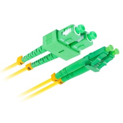 Buy Lanberg Fiber Optic Patch Cord - SM SC APC-LC APC Duplex LSZH 2.0m in Cyprus, Nicosia, Limassol, Larnaka, Pafos