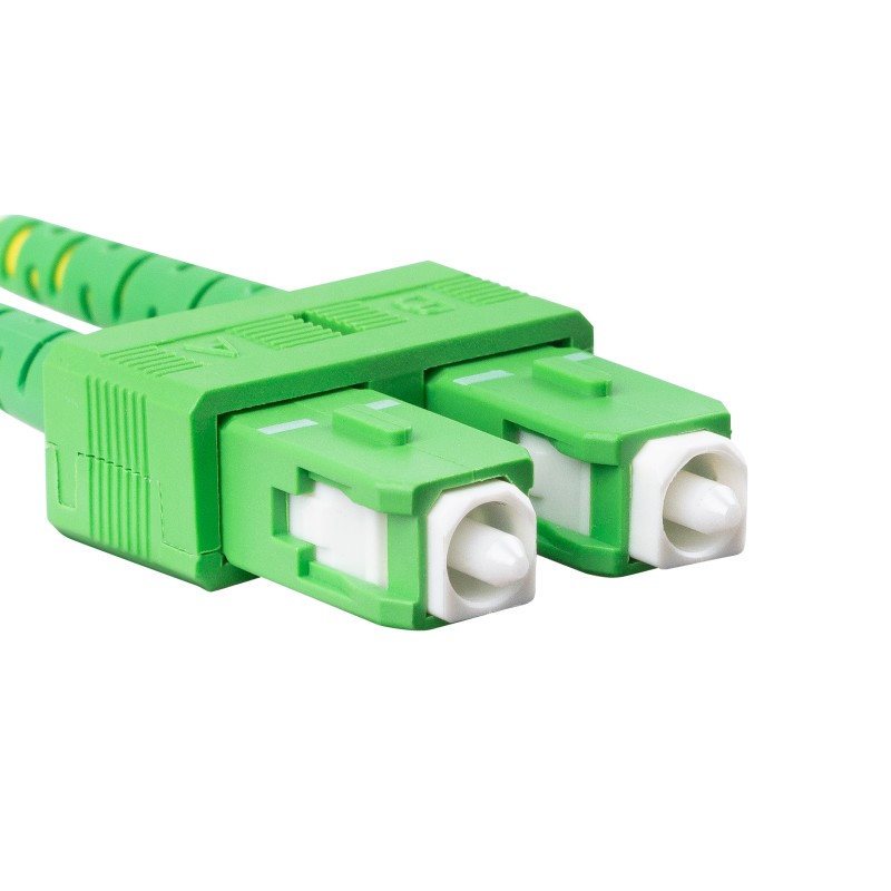 Buy Lanberg Fiber Optic Patch Cord - SM SC APC-LC APC Duplex LSZH 2.0m in Cyprus, Nicosia, Limassol, Larnaka, Pafos