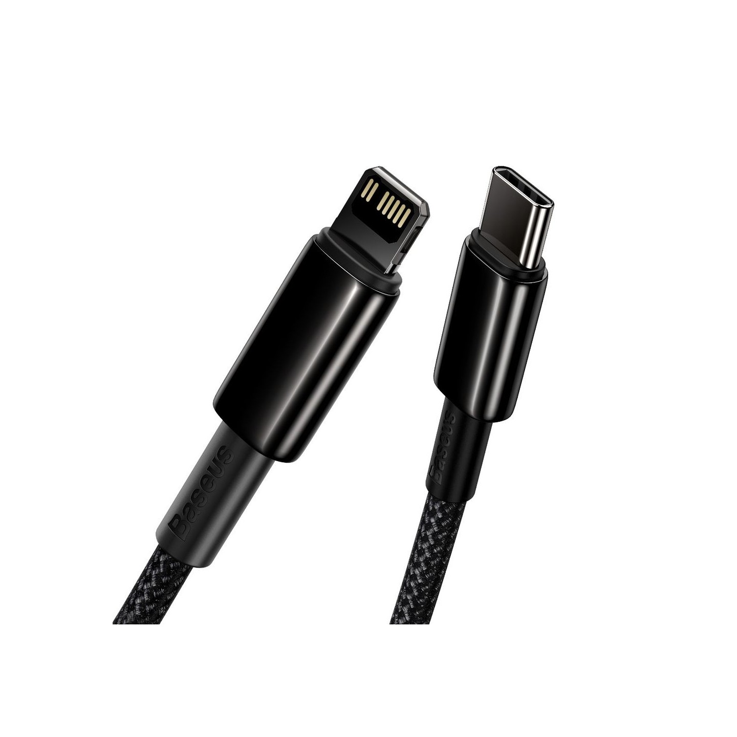 Baseus Gold Type-C to Lightning - PD 20W 2m Black — Buy in Cyprus with Fast Delivery
