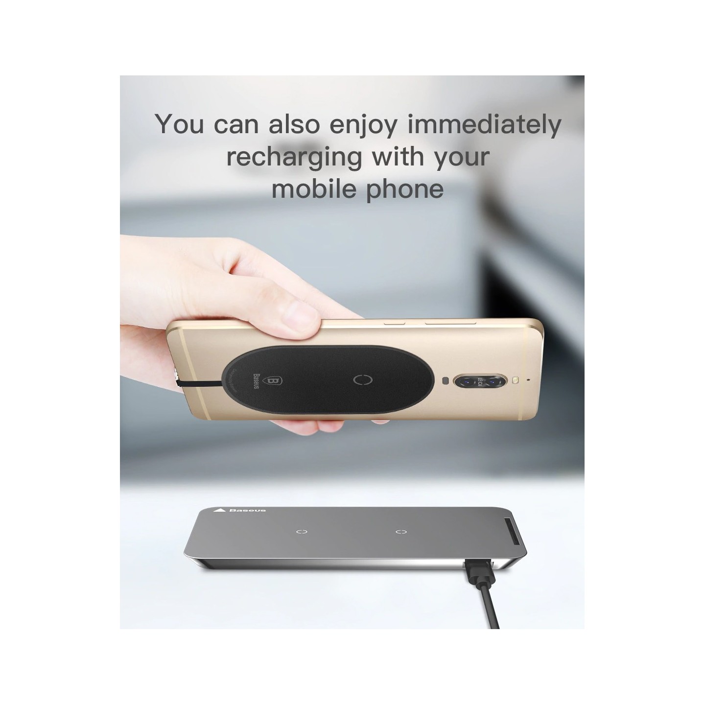 Baseus iPhone Wireless Charging Receiver - WXTE-A01 - iPhone Wireless Charging Receiver — Buy in Cyprus with Fast Delivery