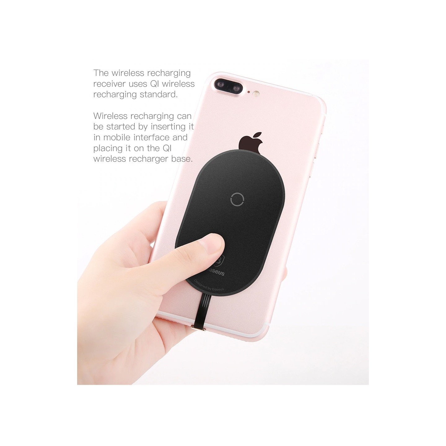 Baseus iPhone Wireless Charging Receiver - WXTE-A01 - iPhone Wireless Charging Receiver — Buy in Cyprus with Fast Delivery