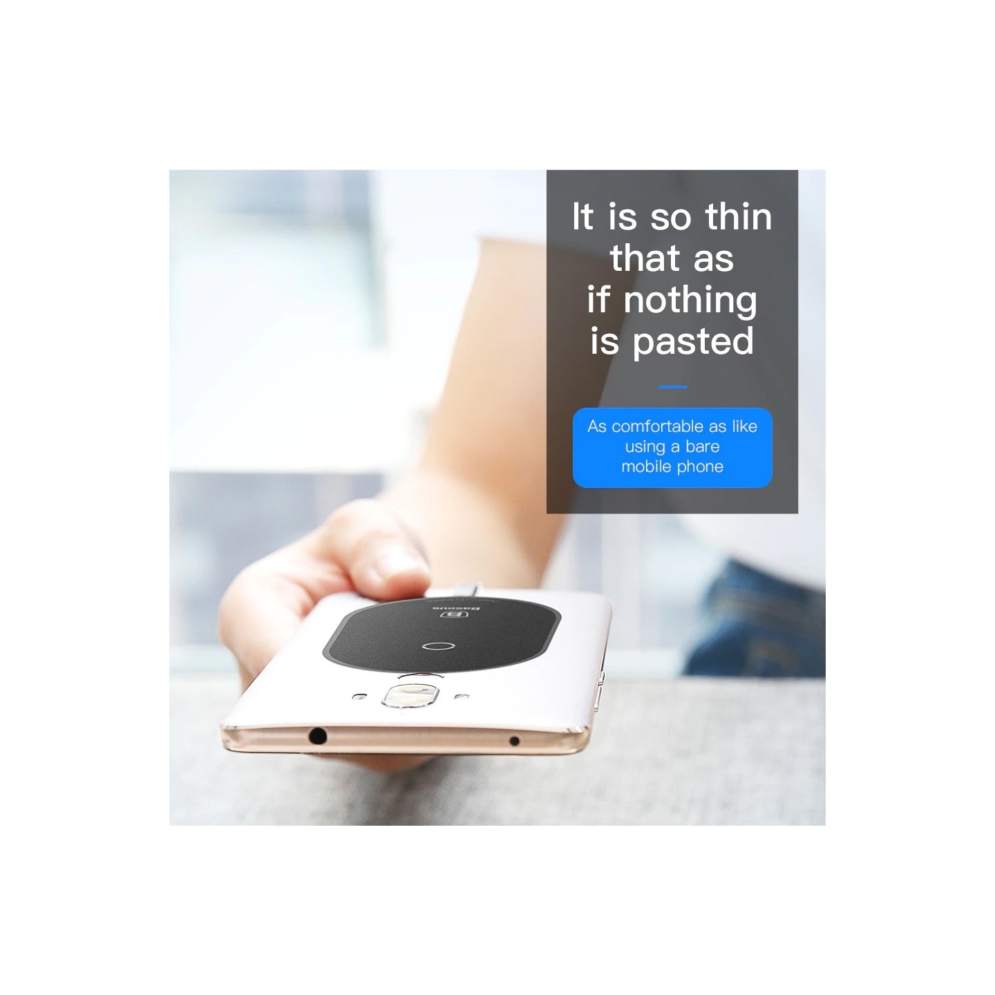 Baseus iPhone Wireless Charging Receiver - WXTE-A01 - iPhone Wireless Charging Receiver — Buy in Cyprus with Fast Delivery