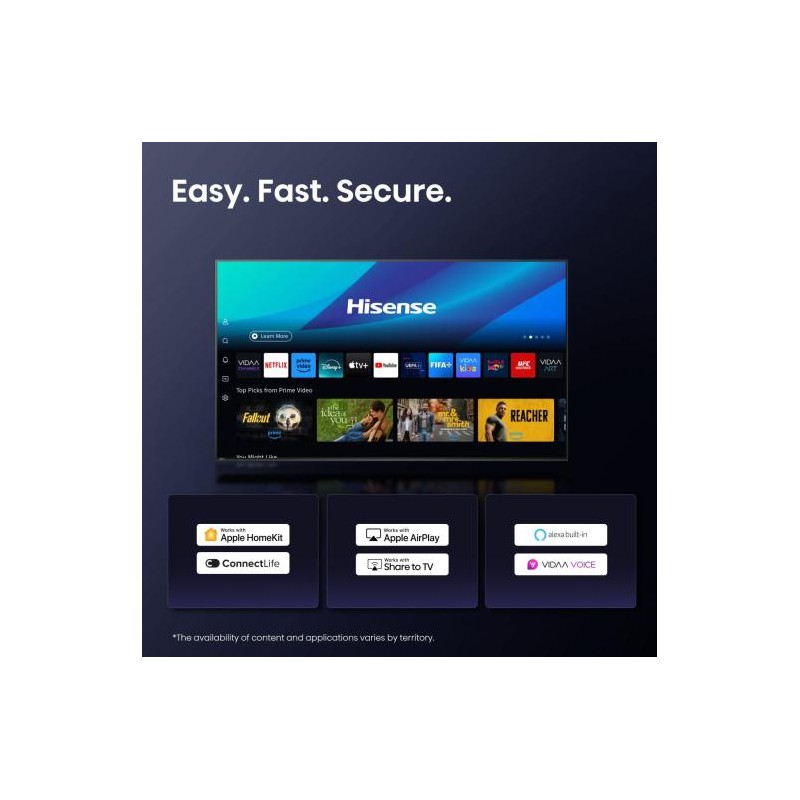 Buy Hisense 85'' 4K Smart QLED MINI LED 144hz TV - 85U7Q - 85'' 4K Smart QLED MI... in Cyprus, Nicosia, Limassol, Larnaka, Pafos