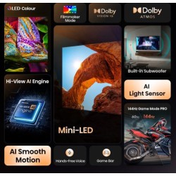 Buy Hisense 85'' 4K Smart QLED MINI LED 144hz TV - 85U7Q - 85'' 4K Smart QLED MI... in Cyprus, Nicosia, Limassol, Larnaka, Pafos