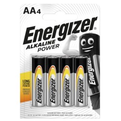 Buy Energizer Alkaline Power AA Batteries - AA Batteries (4pcs) in Cyprus, Nicosia, Limassol, Larnaka, Pafos