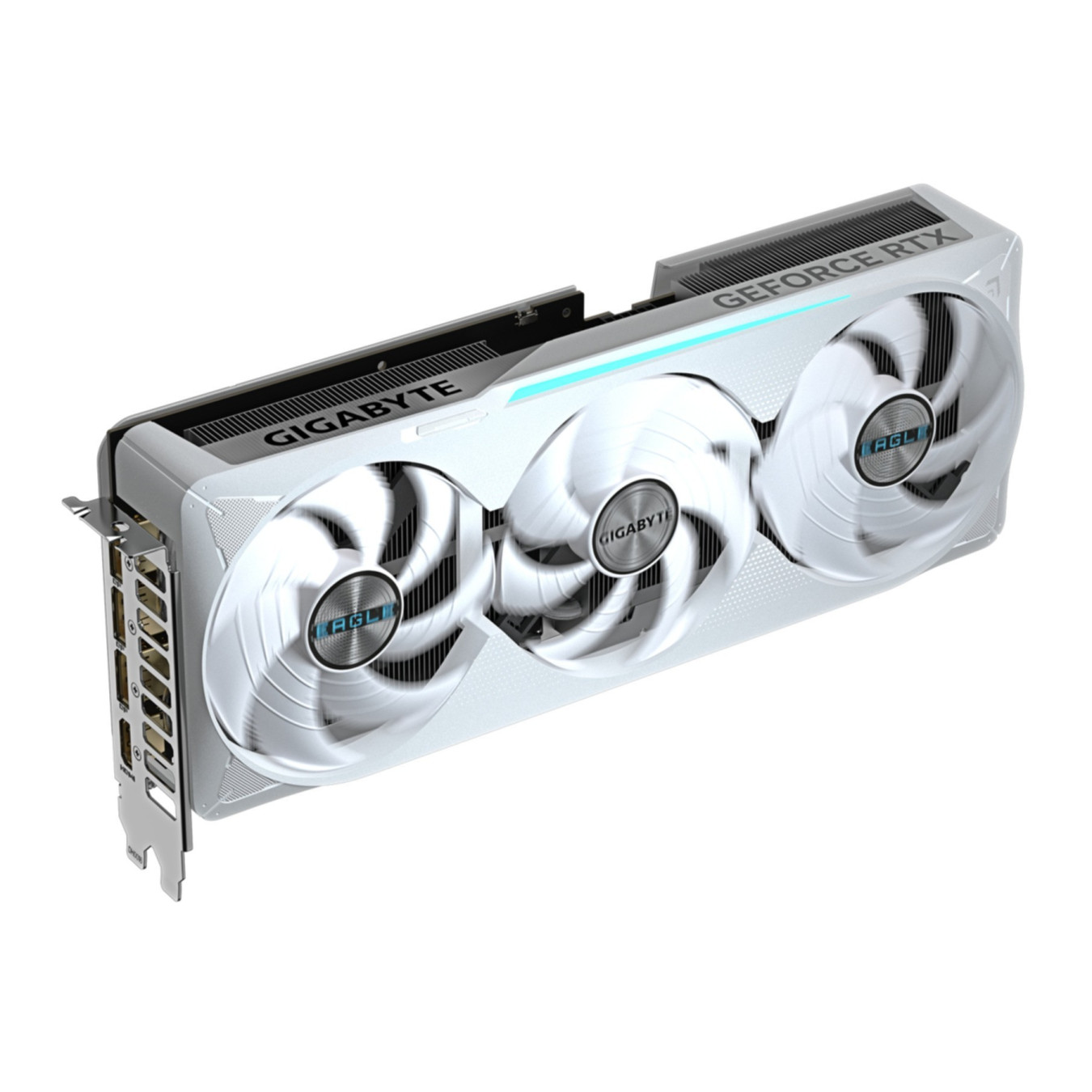 GIGABYTE GeForce RTX 5070 Ti EAGLE OC ICE - White, 16GB GDDR7, 2542MHz OC, PCIe 5.0, WINDFORCE 3X