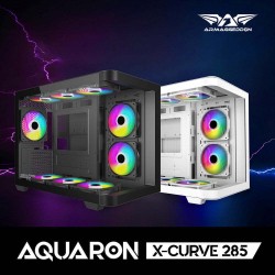 Armaggeddon Aquaron X-Curve 285 M-ATX Gaming Case - Black (Boxed) — Buy in Cyprus with Fast Delivery