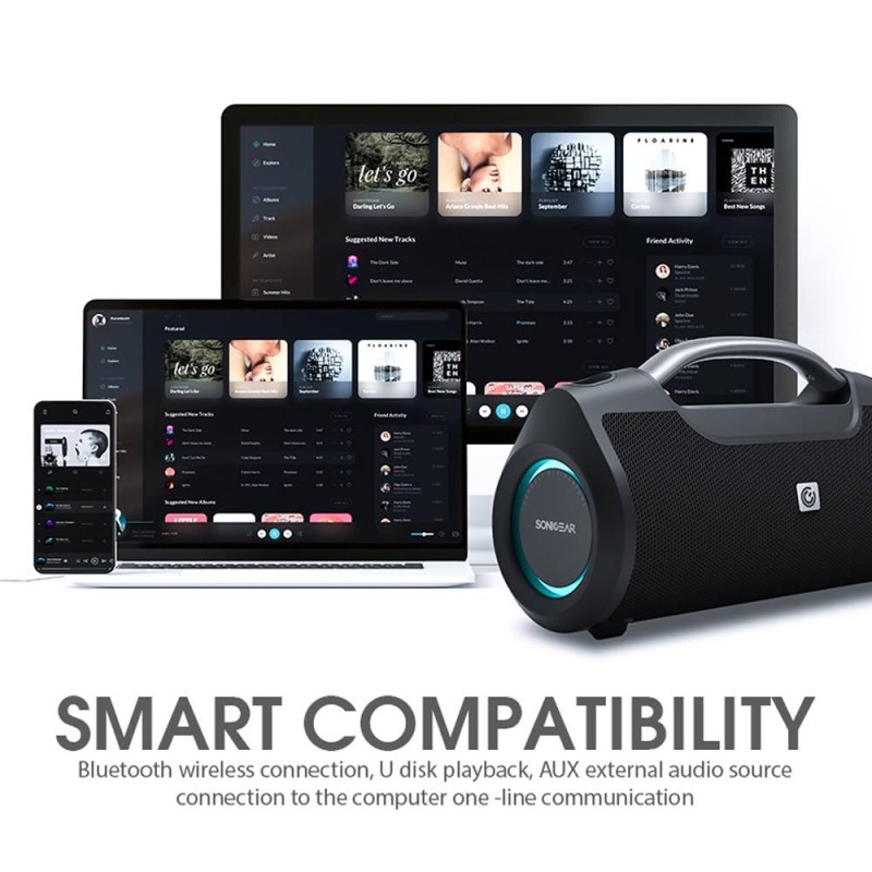 Buy SonicGear StudioBeats III Powerful 120W Portable IPx6 Waterproof Speaker wit... in Cyprus, Nicosia, Limassol, Larnaka, Pafos