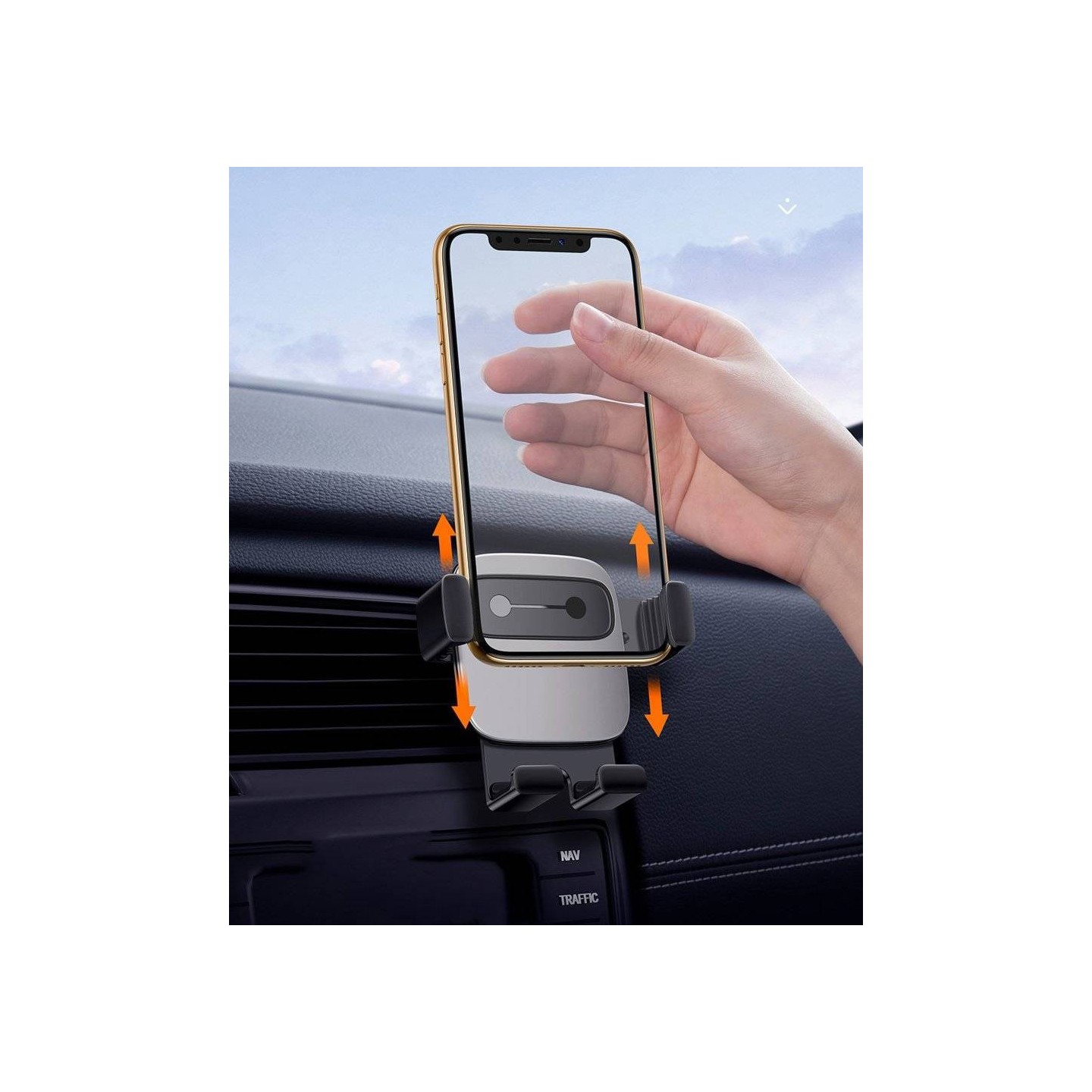 Baseus Car Holder - AirVent CUBE GRAVITY — Buy in Cyprus with Fast Delivery