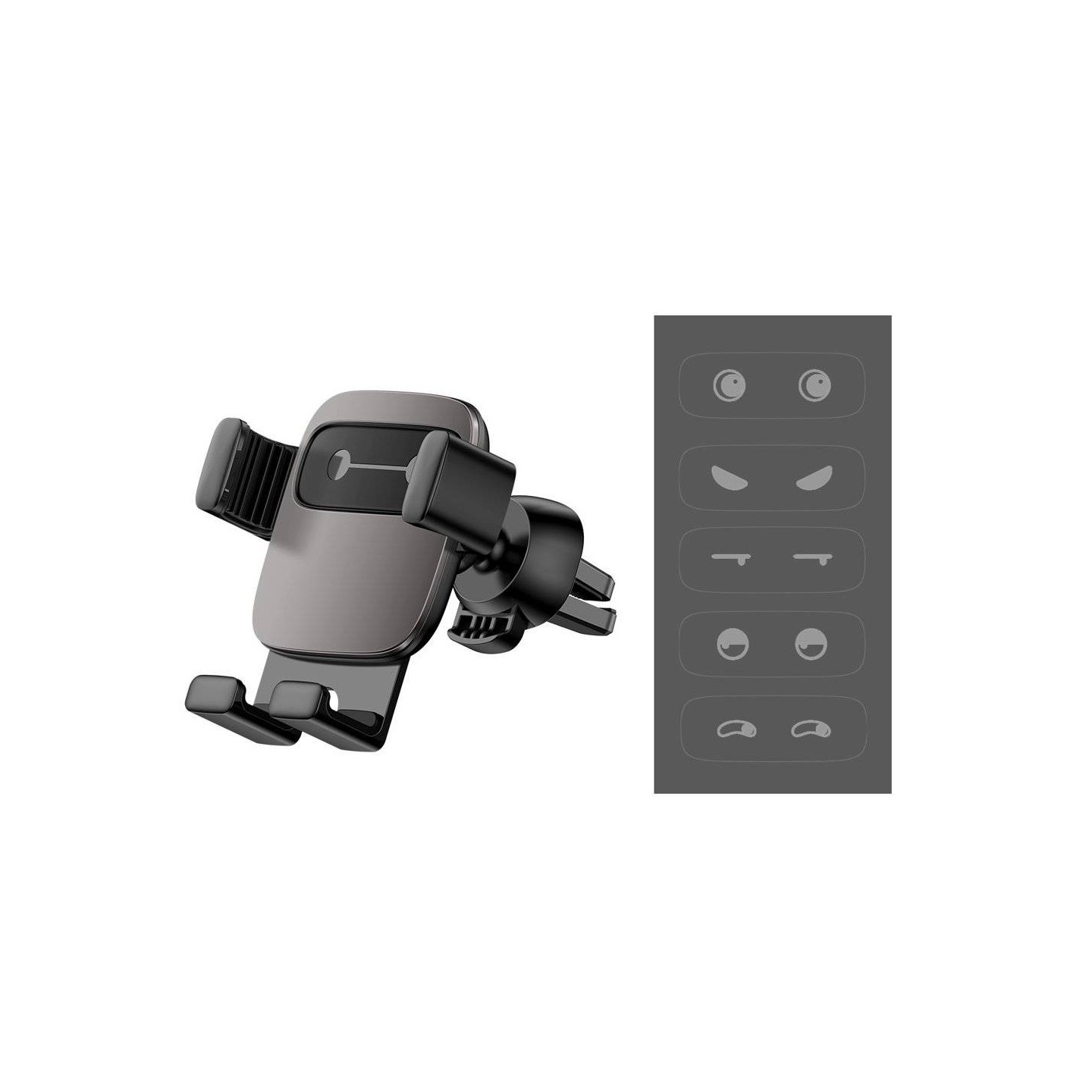 Baseus Car Holder - AirVent CUBE GRAVITY — Buy in Cyprus with Fast Delivery