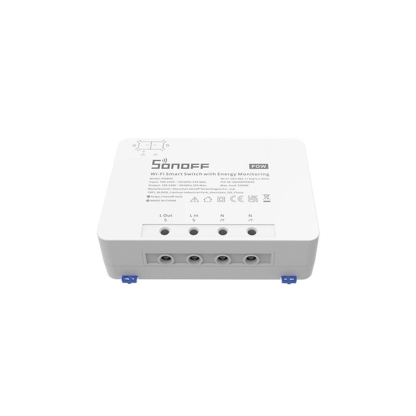 Sonoff 25A WiFi Smart Switch - Pow R3 - 25A WiFi Smart Switch — Buy in Cyprus with Fast Delivery