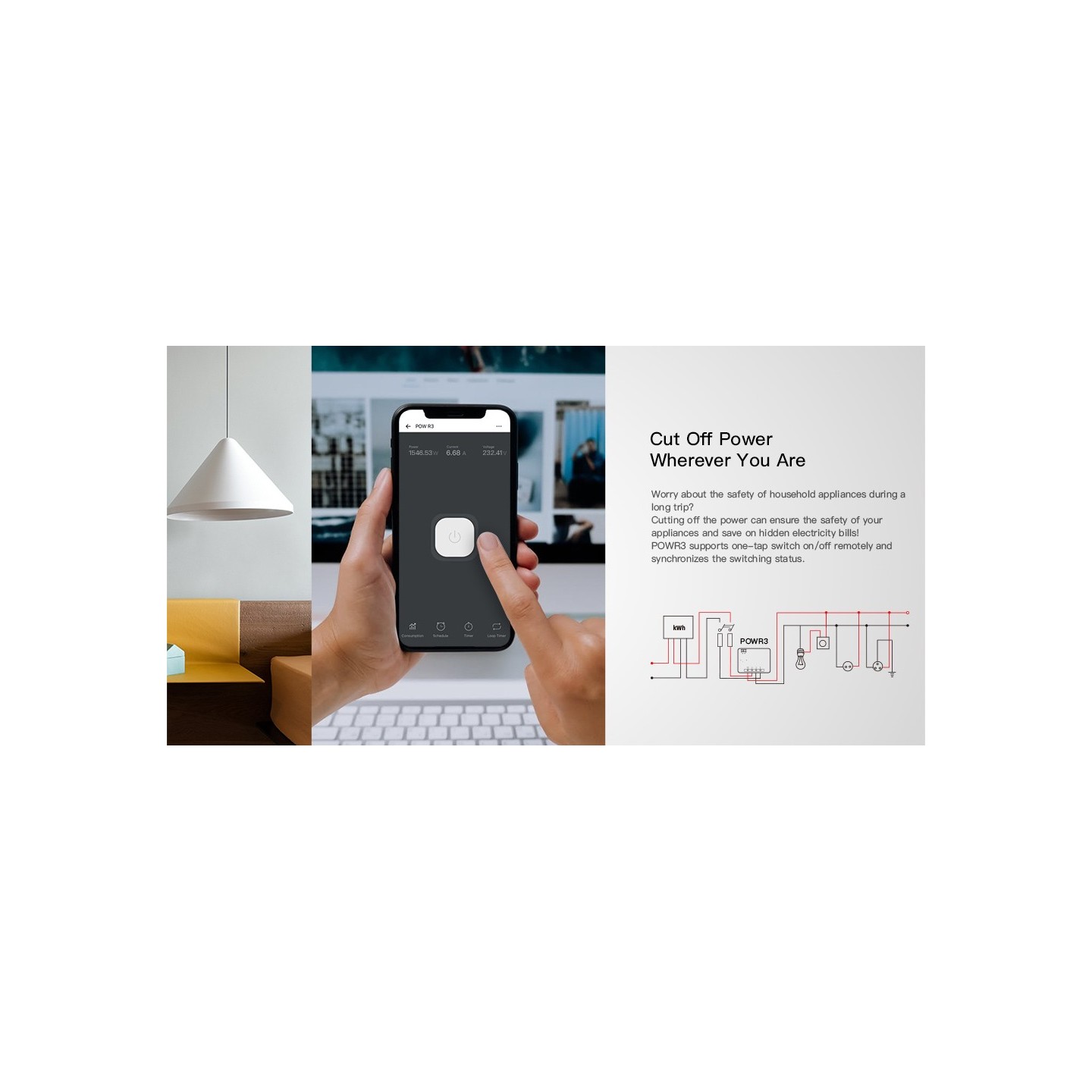 Sonoff 25A WiFi Smart Switch - Pow R3 - 25A WiFi Smart Switch — Buy in Cyprus with Fast Delivery