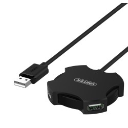 Buy Unitek USB2.0 4-Port Hub - Y-2178 - with 30cm cable in Cyprus, Nicosia, Limassol, Larnaka, Pafos