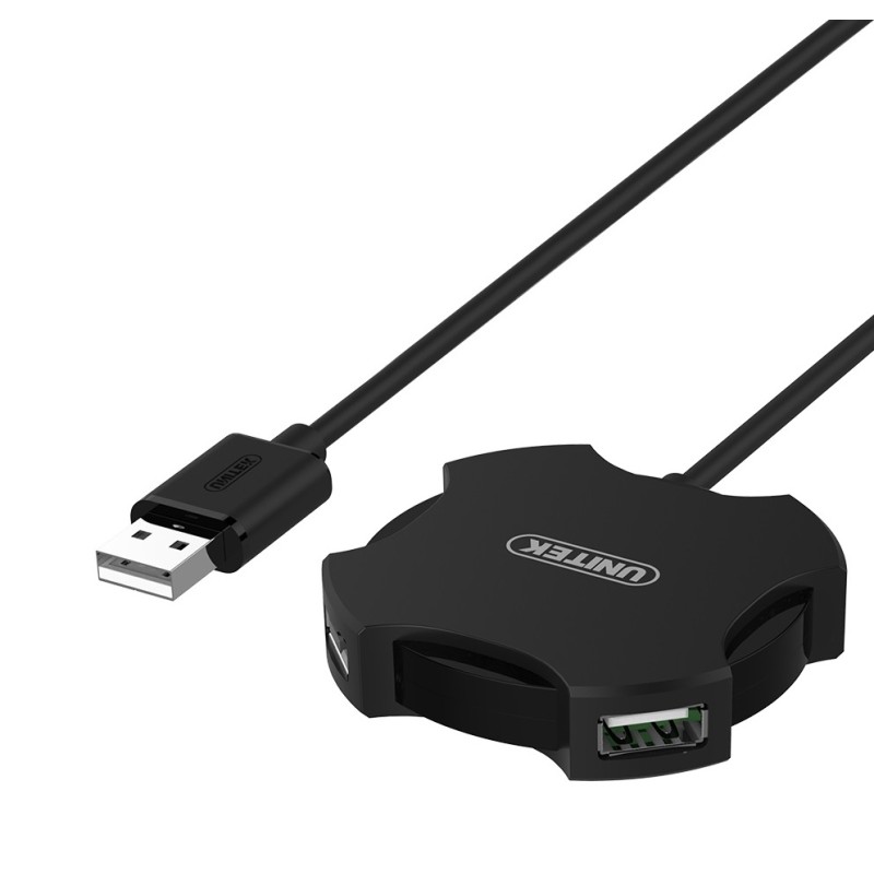 Buy Unitek USB2.0 4-Port Hub - Y-2178 - with 30cm cable in Cyprus, Nicosia, Limassol, Larnaka, Pafos