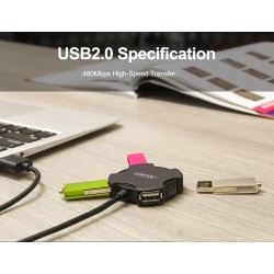 Buy Unitek USB2.0 4-Port Hub - Y-2178 - with 30cm cable in Cyprus, Nicosia, Limassol, Larnaka, Pafos