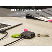 Unitek Y-2178 USB 2.0 4-Port Hub – 30cm Cable | Armenius Store