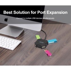 Unitek Y-2178 USB 2.0 4-Port Hub 30cm Cable | USB Expansion — Armenius Store Cyprus