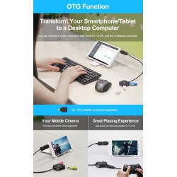 Unitek Y-2178 USB 2.0 4-Port Hub 30cm Cable | USB Expansion — Armenius Store Cyprus