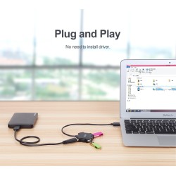 Unitek Y-2178 USB 2.0 4-Port Hub 30cm Cable | USB Expansion — Armenius Store Cyprus