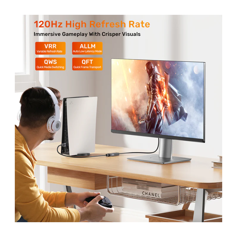 Buy Unitek HDMI Extension - C11091A - 2.1 Male to Female 2.0m 8K60Hz in Cyprus, Nicosia, Limassol, Larnaka, Pafos