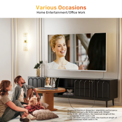 Buy Unitek HDMI Extension - C11091A - 2.1 Male to Female 2.0m 8K60Hz in Cyprus, Nicosia, Limassol, Larnaka, Pafos