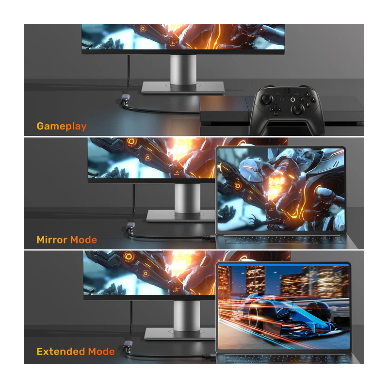 Buy Unitek HDMI Extension - C11091A - 2.1 Male to Female 2.0m 8K60Hz in Cyprus, Nicosia, Limassol, Larnaka, Pafos