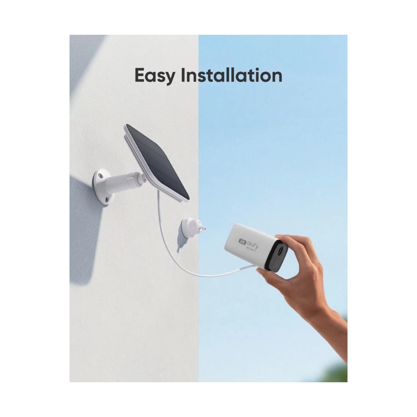 Anker Eufy - C210 - 4MP AI Camera with Solar Panel (Works with Homebase 3) — Buy in Cyprus with Fast Delivery