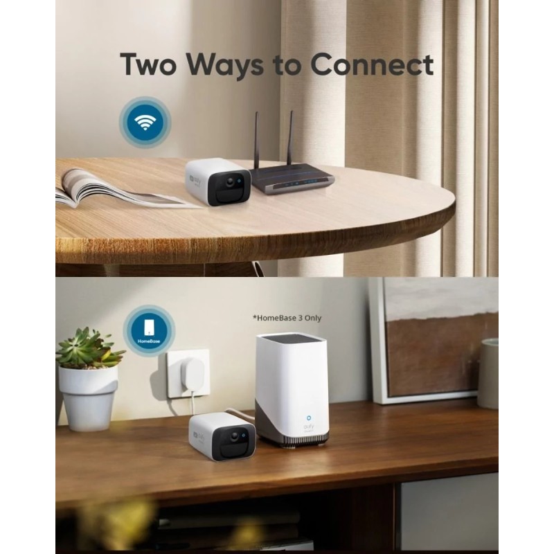Buy Anker Eufy - C210 - 4MP AI Camera with Solar Panel (Works with Homebase 3) in Cyprus, Nicosia, Limassol, Larnaka, Pafos