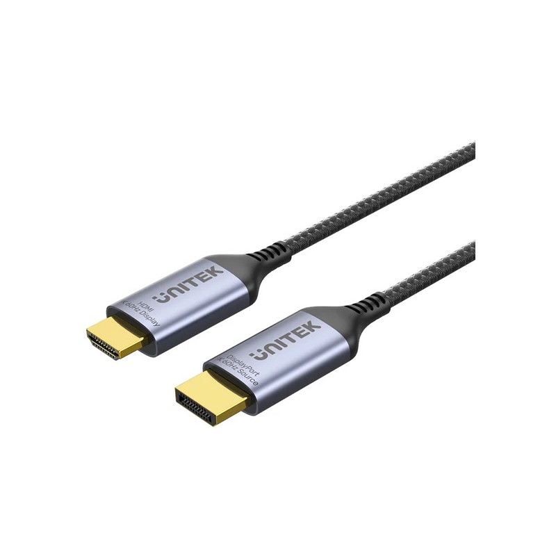 Buy Unitek DisplayPort 1.4 to HDMI 2.1 Cable - V1610A02 - 8K60Hz 1.8m in Cyprus, Nicosia, Limassol, Larnaka, Pafos