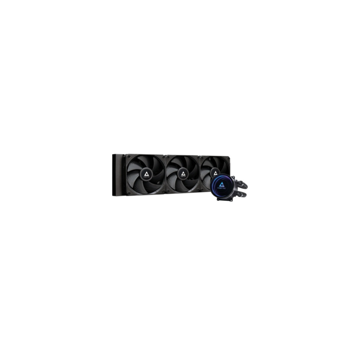CHIEFTEC ICEBERG 360 Dark - 360mm AIO Liquid Cooler, 3x120mm PWM Fans, ARGB Infinity Mirror — Buy in Cyprus with Fast Delivery