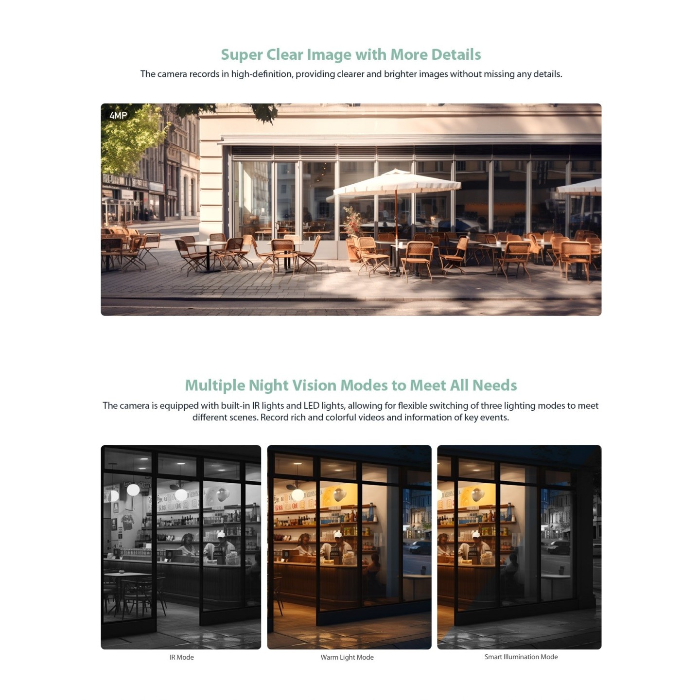 Dahua IP 4.0MP 2.8mm Wifi Bullet Dual Illumination - F4C-PV - IP, 4.0MP, 2.8mm, Wifi, Bullet, Dual Illumination