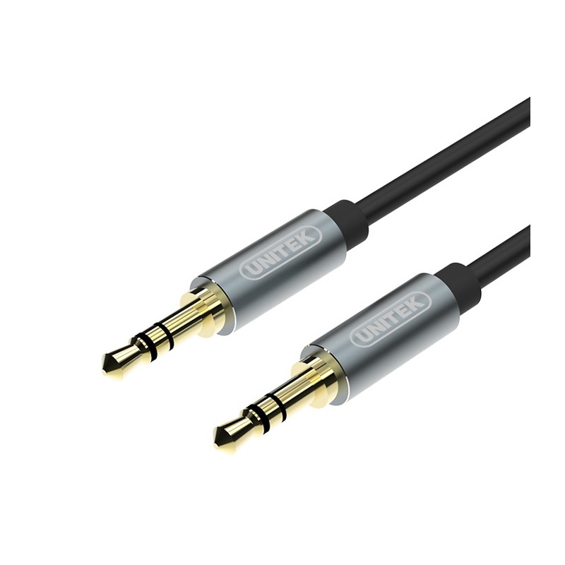 Buy Unitek Audio Cable - Y-C926ABK - 3.5mm to 3.5mm Audio Cable 1.0m in Cyprus, Nicosia, Limassol, Larnaka, Pafos