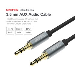 Buy Unitek Audio Cable - Y-C926ABK - 3.5mm to 3.5mm Audio Cable 1.0m in Cyprus, Nicosia, Limassol, Larnaka, Pafos