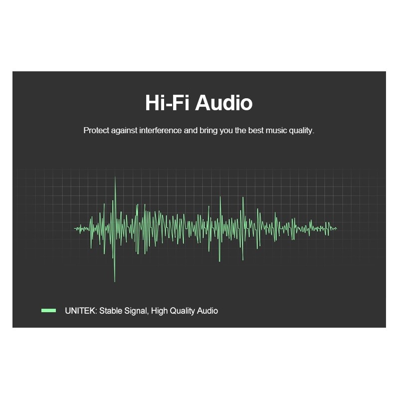 Buy Unitek Audio Cable - Y-C926ABK - 3.5mm to 3.5mm Audio Cable 1.0m in Cyprus, Nicosia, Limassol, Larnaka, Pafos