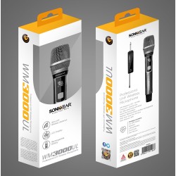 Buy SonicGear Wireless Microphone - WM3000UL - 1xHandset Wireless UHF Microphone... in Cyprus, Nicosia, Limassol, Larnaka, Pafos