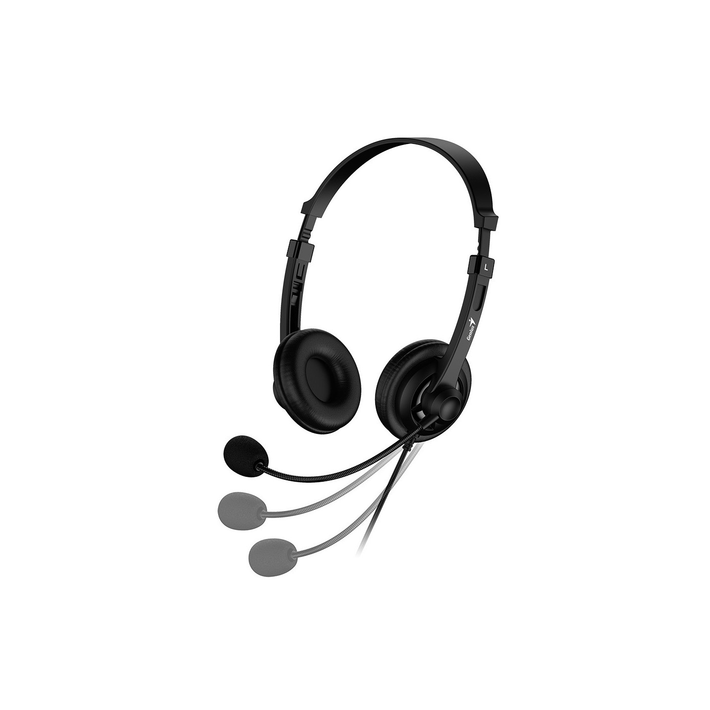 Genius HS-230U Headset - USB-A Inline Control Soft Ear Cups (Boxed) — Buy in Cyprus with Fast Delivery
