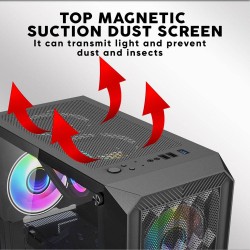 Armaggeddon Tritron Pro 100 ATX 4xARGB Black (Boxed) — Buy in Cyprus with Fast Delivery