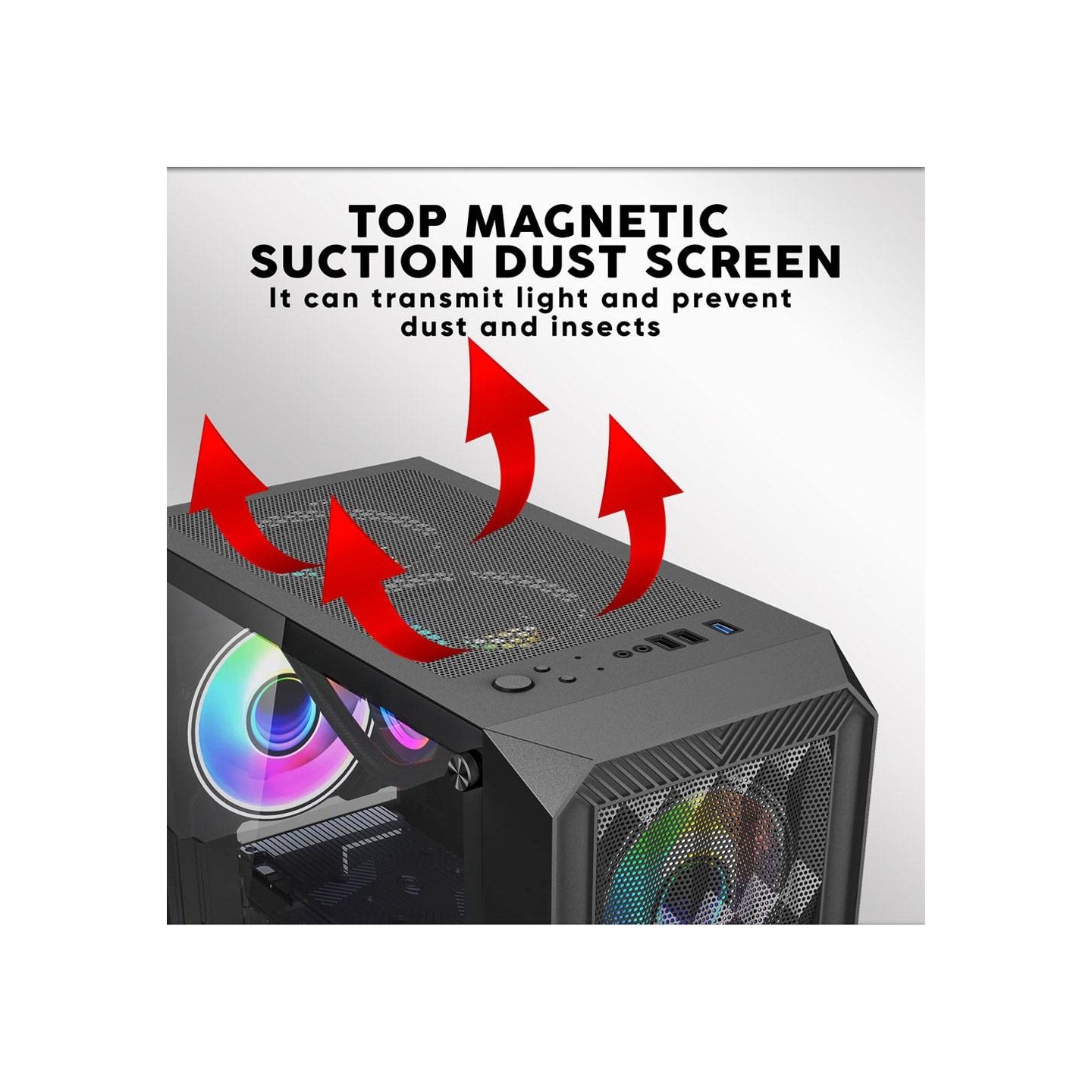 Armaggeddon Tritron Pro 100 ATX 4xARGB Black (Boxed) — Buy in Cyprus with Fast Delivery