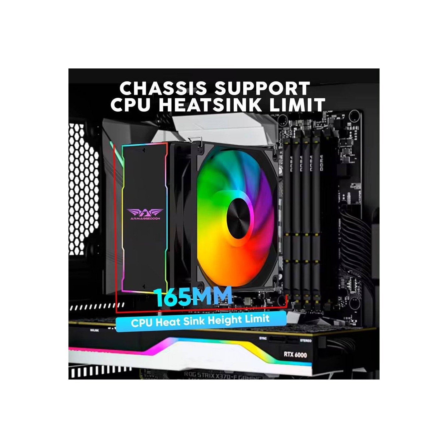 Armaggeddon Tritron Pro 100 ATX 4xARGB Black (Boxed) — Buy in Cyprus with Fast Delivery