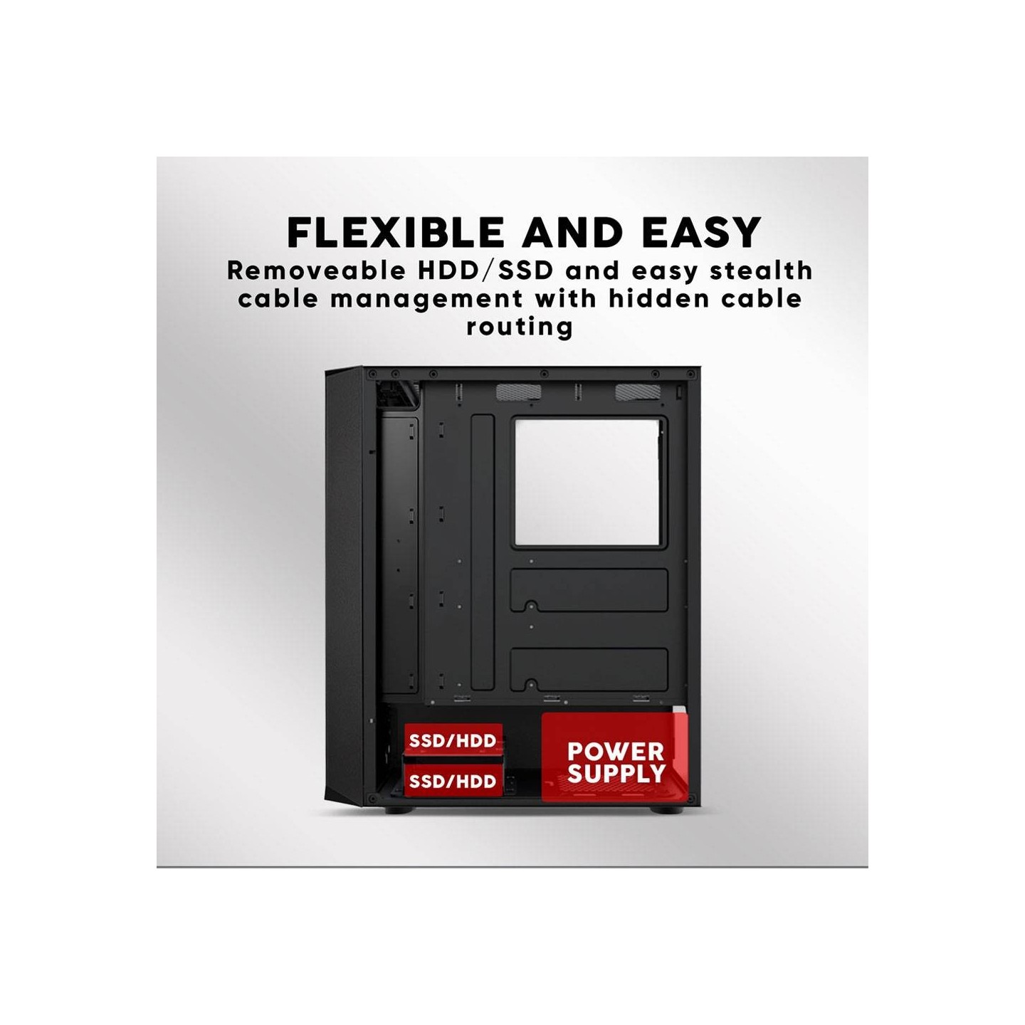 Armaggeddon Tritron Pro 100 ATX 4xARGB Black (Boxed) — Buy in Cyprus with Fast Delivery