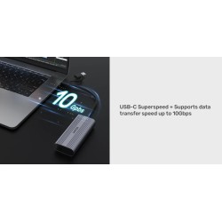 Buy Unitek SolidForce Reefer USB-C 3.2 M.2 NVMe Alum Enclosure - S1225A - USB-C ... in Cyprus, Nicosia, Limassol, Larnaka, Pafos