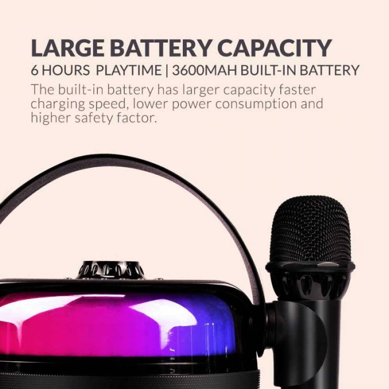 Buy "SonicGear Portable Karaoke Kids Speaker BT Wireless Dual Mics iOX - K800 - ... in Cyprus, Nicosia, Limassol, Larnaka, Pafos