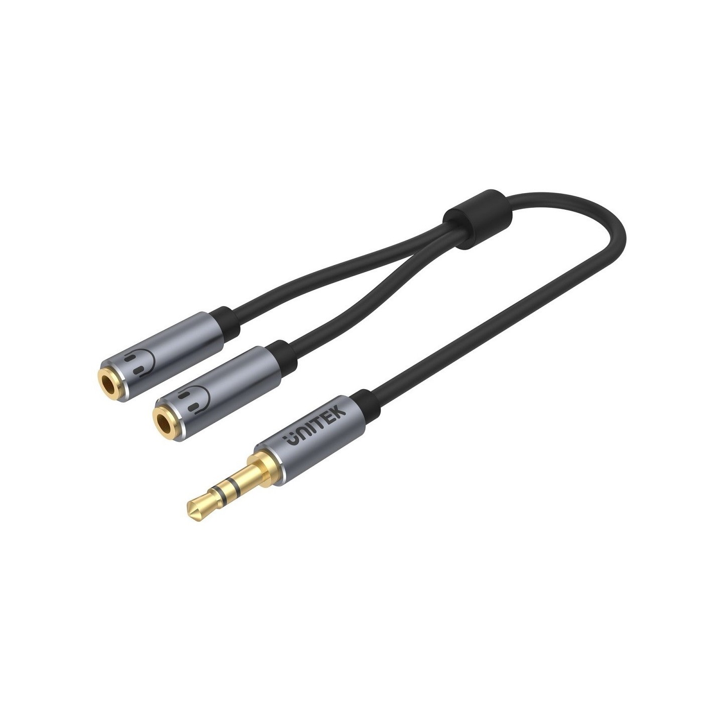 Unitek Headphone Splitter Cable - Y-C956ABK - 3.5mm Headphone Splitter Cable 0.2m — Buy in Cyprus with Fast Delivery