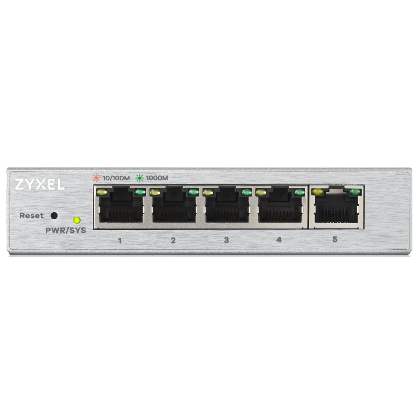 Zyxel Switch - GS1200-5 - Gigabit Ethernet Managed 5-Port Metal UK Plug — Buy in Cyprus with Fast Delivery