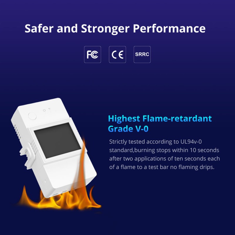 Buy Sonoff WiFi Smart Switch POW Elite Smart Power Meter - POWR320D - 20A in Cyprus, Nicosia, Limassol, Larnaka, Pafos