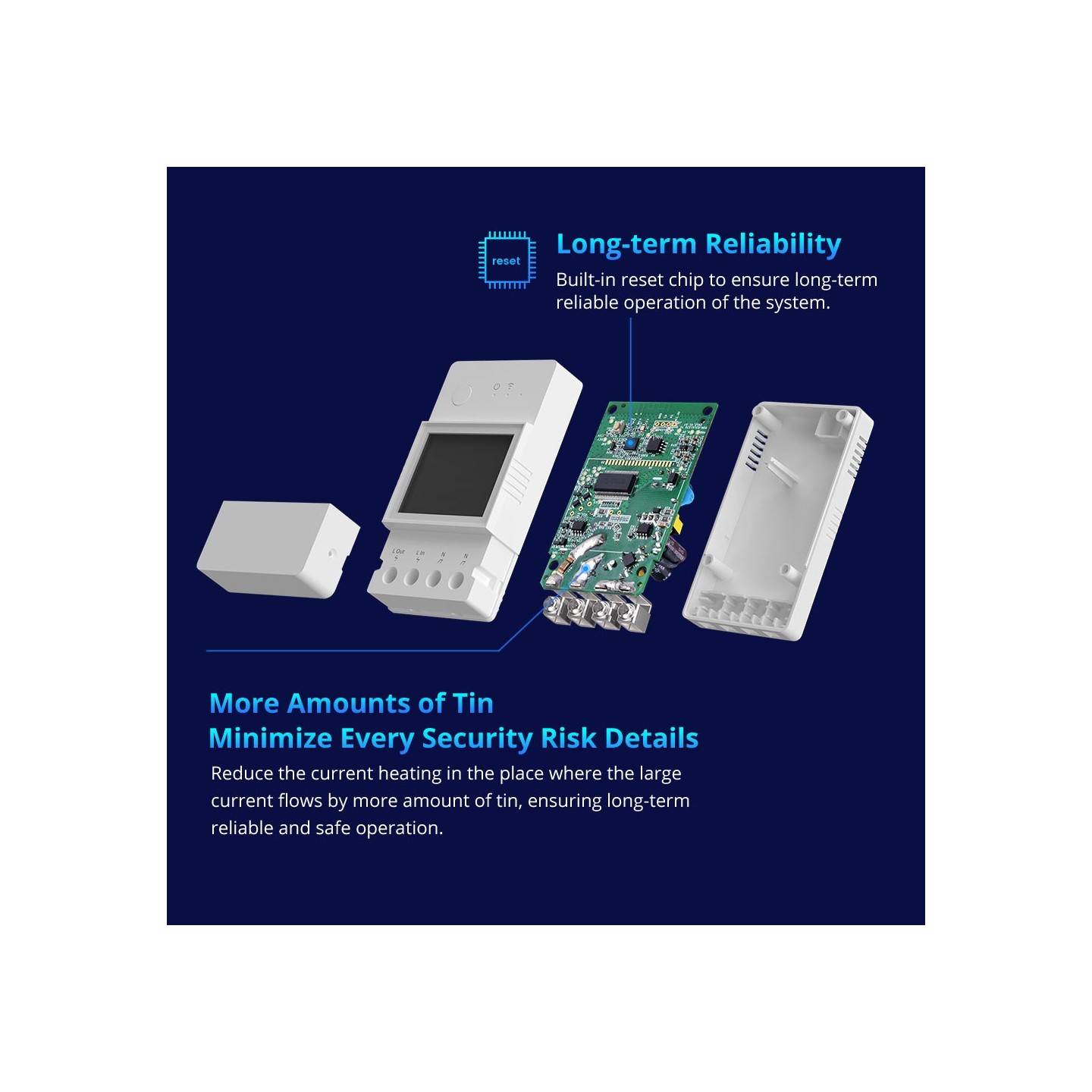 Sonoff WiFi Smart Switch POW Elite Smart Power Meter - POWR320D - 20A — Buy in Cyprus with Fast Delivery