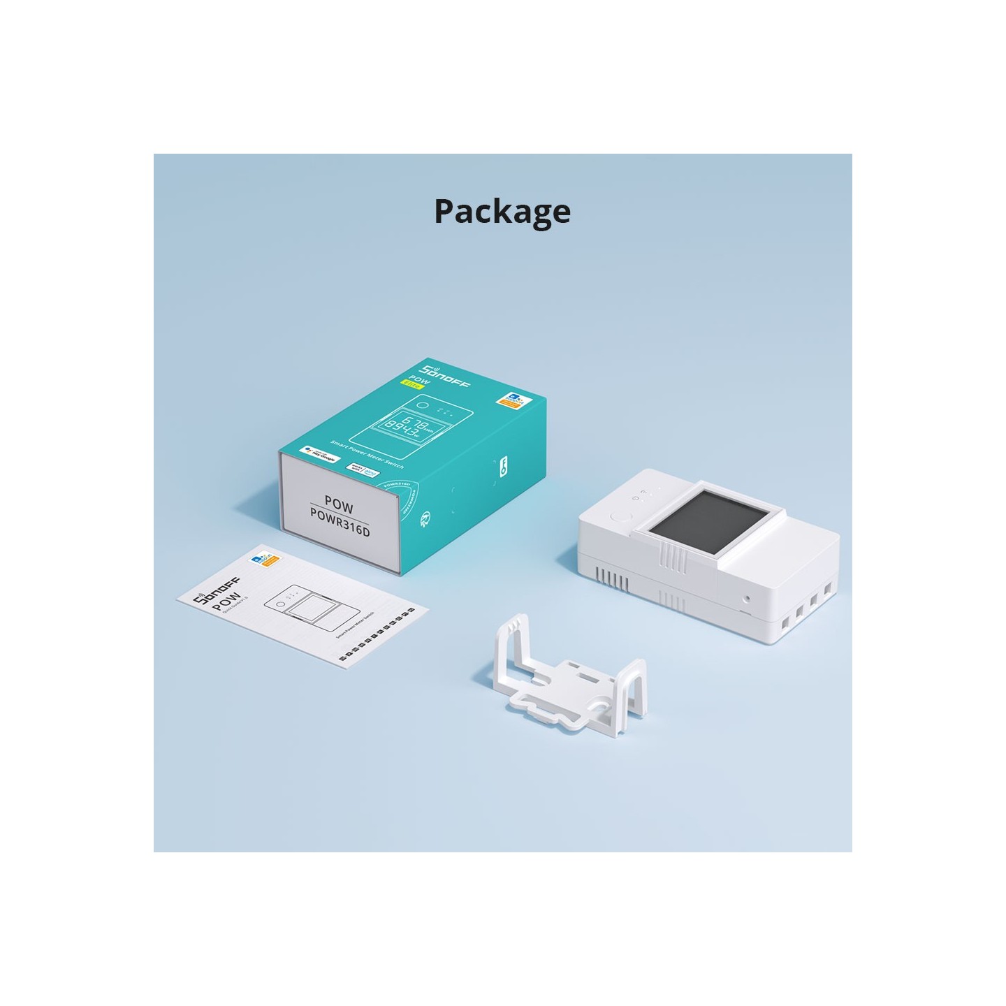 Sonoff WiFi Smart Switch POW Elite Smart Power Meter - POWR320D - 20A — Buy in Cyprus with Fast Delivery