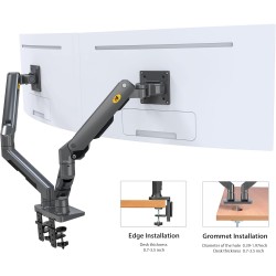 NB North Bayou G65 Dual Arm Heavy Duty Gas Monitor Mount (Boxed) — Buy in Cyprus with Fast Delivery