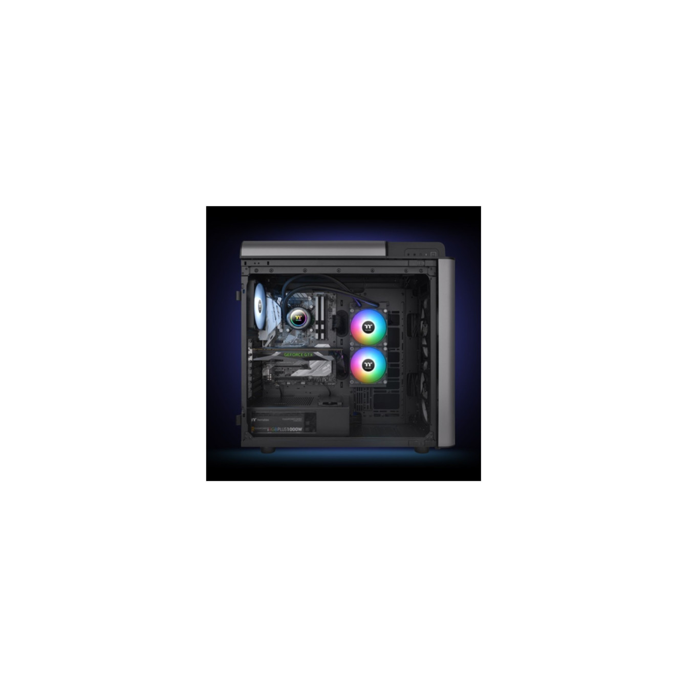 Thermaltake TH240 ARGB Sync AIO Liquid Cooler - CL-W361-PL12SW-A - 240mm, 2x120mm ARGB Fans, Black