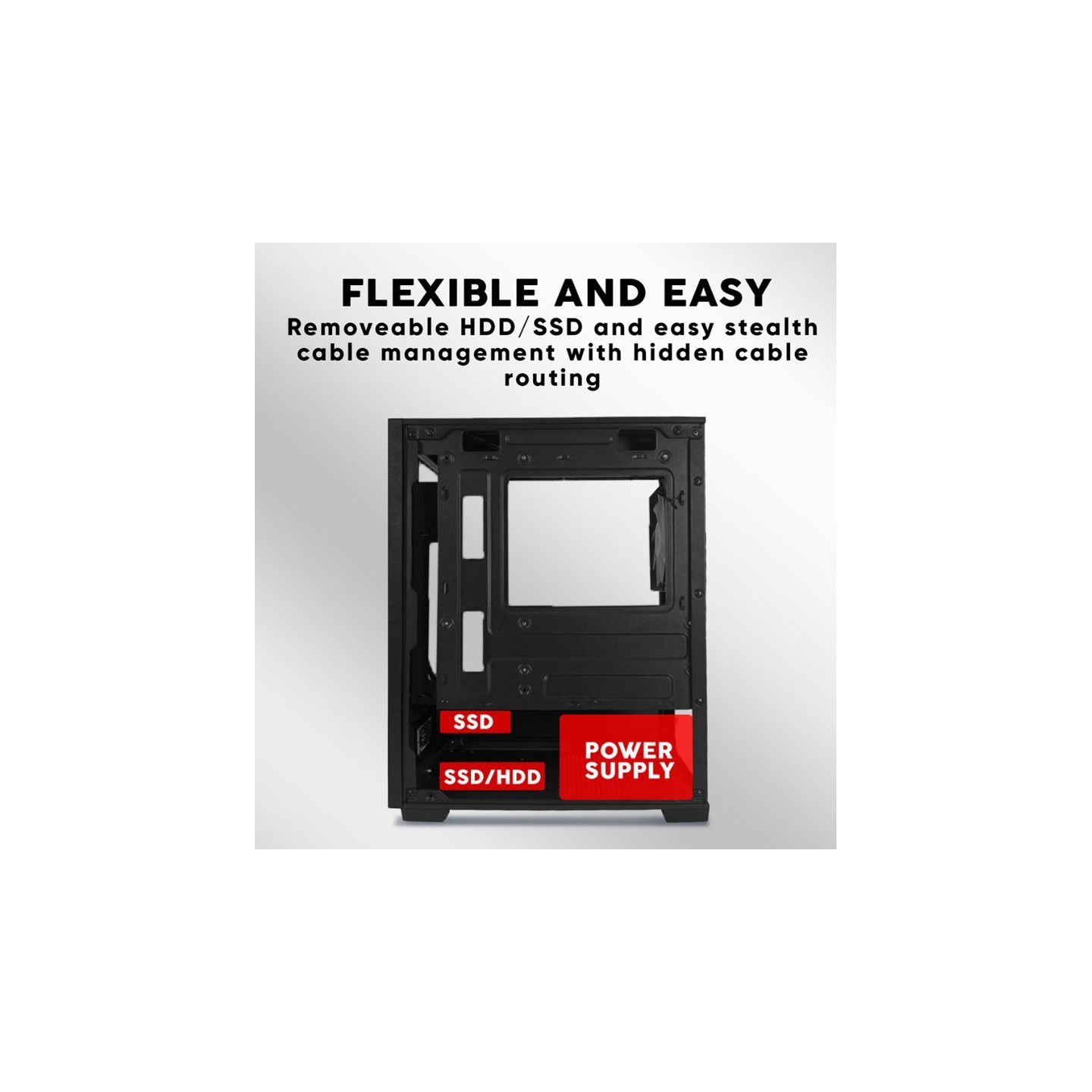 Armaggeddon Aquaron Duplex ONE White M-ATX +3xARGB (Boxed) — Buy in Cyprus with Fast Delivery